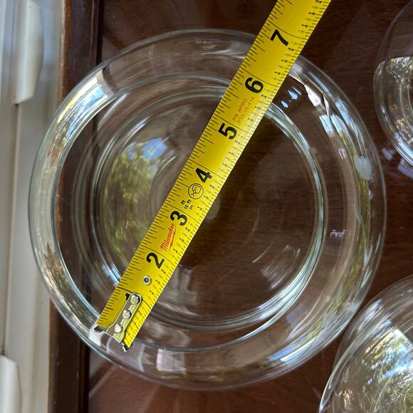 Princess House 4 Piece Etched Glass Stacking Christmas Tree With Original Box - Picture 14 of 14